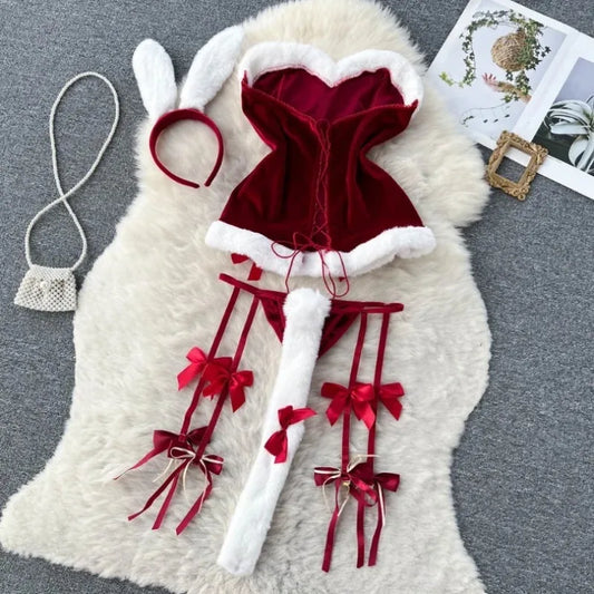 Women Lace Lingerie Set Sexy Underwear Sleepwear Two Piece