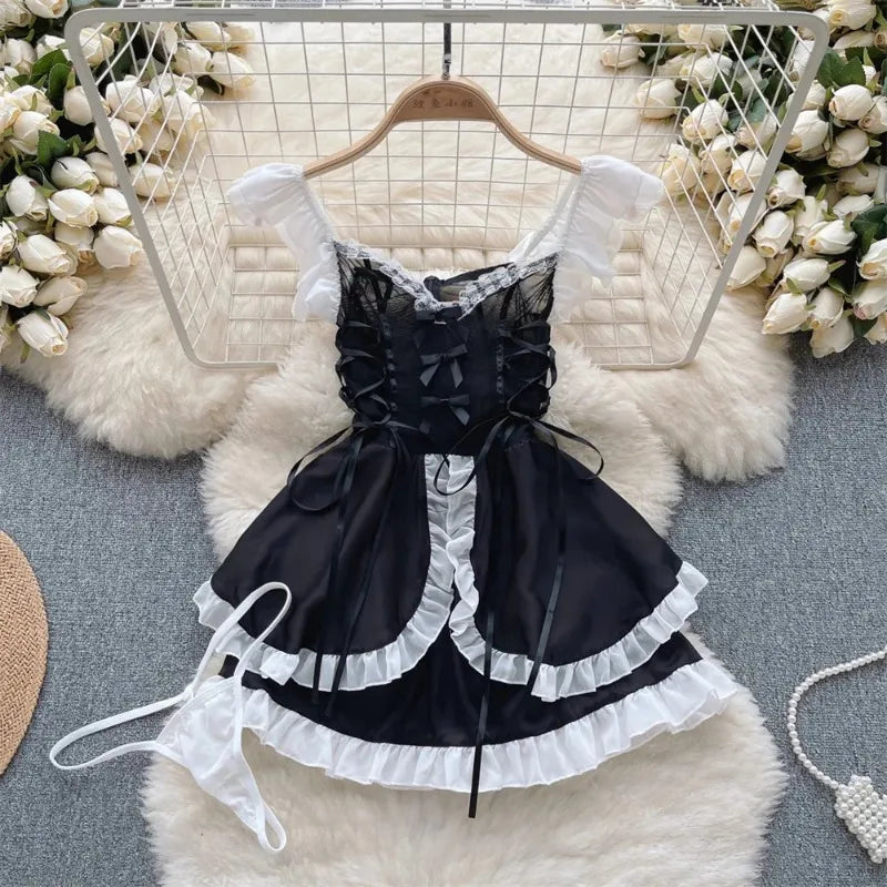 Women Lace Lingerie Set Sexy Underwear Sleepwear Two Piece