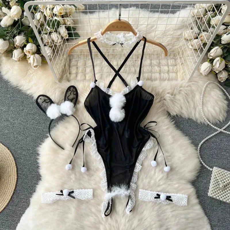 Women Lace Lingerie Set Sexy Underwear Sleepwear Two Piece
